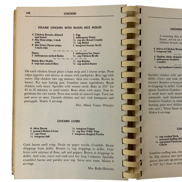 The Saint Louis Cookbook Bicentennial Ed Spiral Bound 1964 Womens Association - Picture 9 of 12